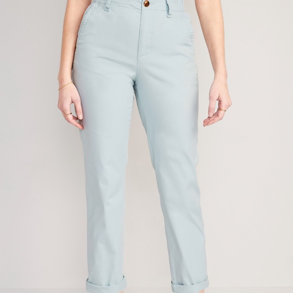 (NWT) Old Navy - light blue high waisted light OGC chino pants (small) - Picture 1 of 3